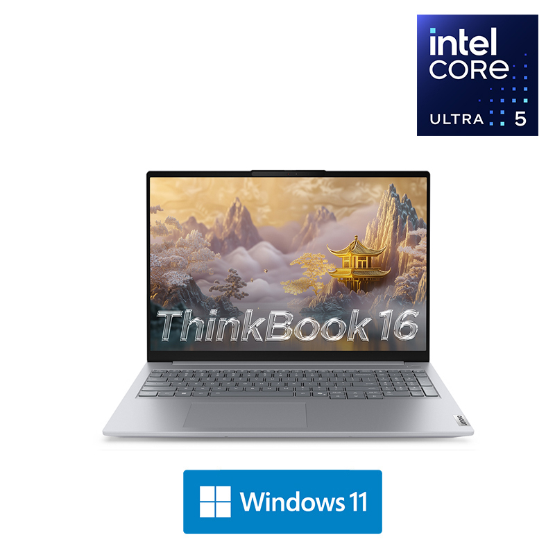 联想ThinkPad ThinkBook 16 8VCD 2025款16英寸大屏学生游戏娱乐商务办公笔记本电脑 2.5K高色域屏 定制UItra5-225H 64G内存 1TB固态
