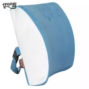 伊伊爱 舒适简约卡文腰靠垫 蓝色 32*30cm/ZX0XD02200112