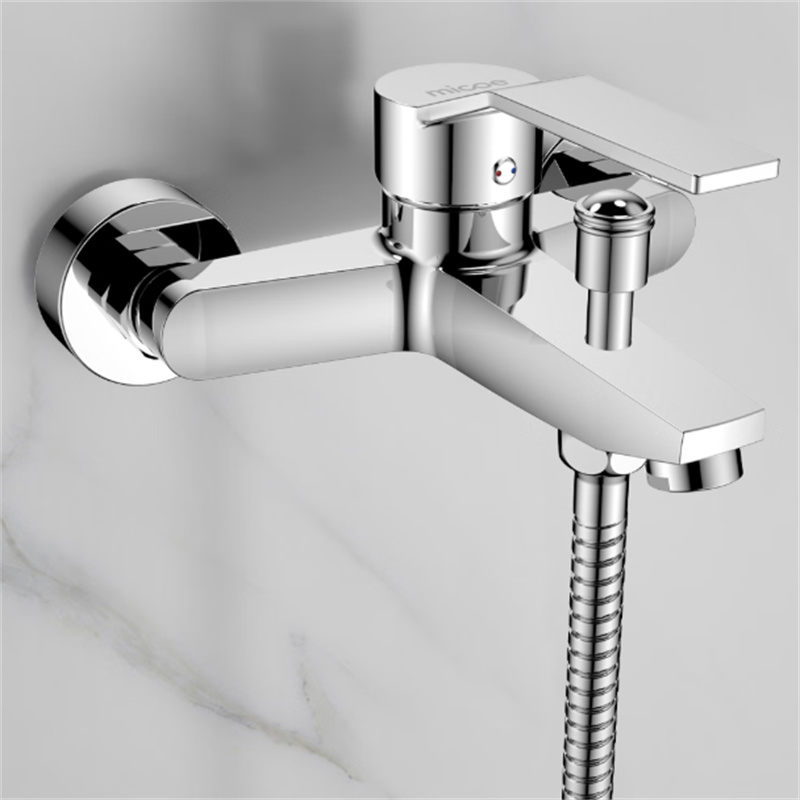 四季沐歌 304不锈钢混水阀水龙头 双进水双出水摆动式花洒开关冷热型水龙头 单位:只