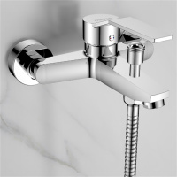 四季沐歌 304不锈钢混水阀水龙头 双进水双出水摆动式花洒开关冷热型水龙头 单位:只