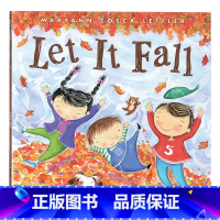 [正版]秋季落叶飘 英文原版绘本 Let It Fall 感知秋天的色彩儿童英语启蒙亲子阅读艺术绘本英语单词汇阅读提升