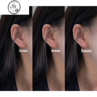 JiMi轻奢银银豆豆耳钉女夏新款ins冷淡风小众设计耳环睡觉养耳洞耳棒