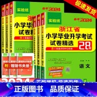 语数英 小学升初中 [正版]2024浙江省小学毕业升学考试试卷精选28套语文数学英语六年级小升初总复习实验班小考真题试卷