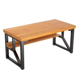 鑫环境 1200*600*750mm 台式电脑桌书写桌实木简易电脑桌书桌简约现代卧室竞游戏桌写字桌家用办公桌子 120*60CM加厚桌面