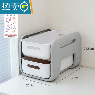 敬平零食置物架落地可移动小推车客厅家用桌下床头合租器收纳箱架子