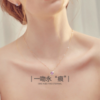 鑫铂尼XINPLANE925纯银女士简约锁骨链项链璀璨锆石镶嵌优雅时尚潮流设计