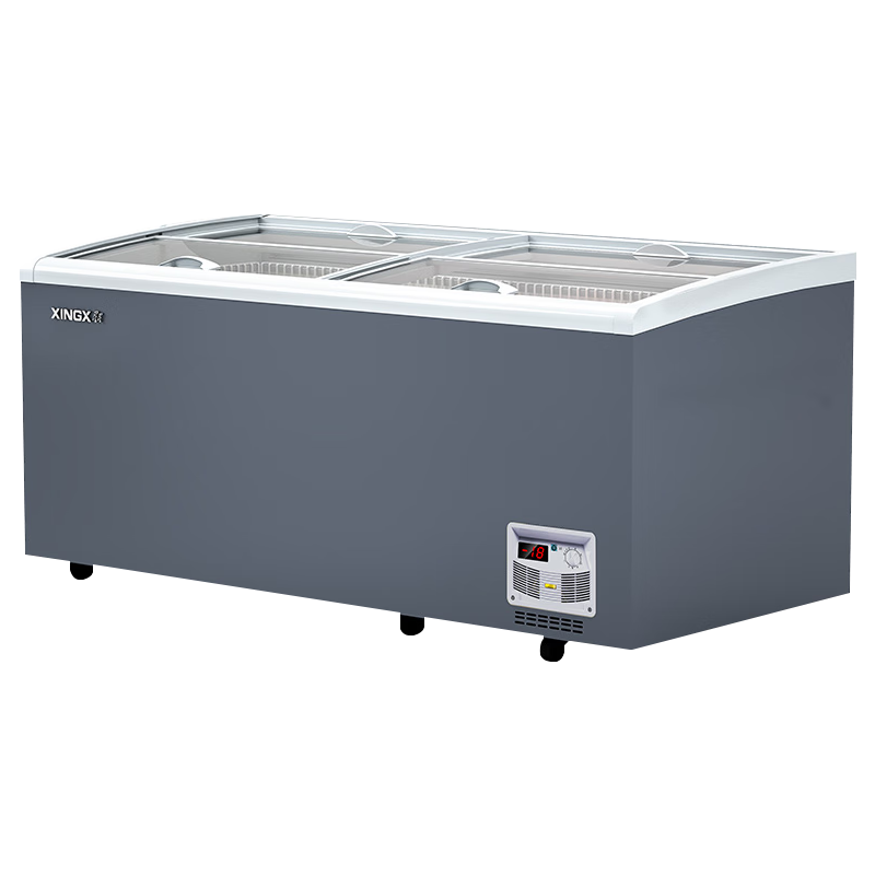星星(XINGX)435L商用大容量组合柜玻璃门冷藏冷冻展示柜自动化霜便利店雪糕饮料冷柜SD/SC-619YQA-E