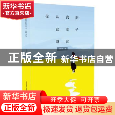正版 你从我的这辈子路过 张思诗著 北岳文艺出版社 978753785181