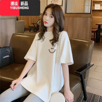 YIBUSHENG黑色气质显瘦短袖连衣裙女季新款中长款t恤裙2024年款裙子