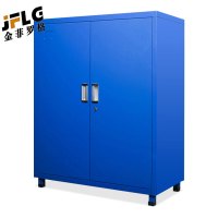 金菲罗格铁皮储物柜多功能抽屉工具矮柜 蓝色对开双门