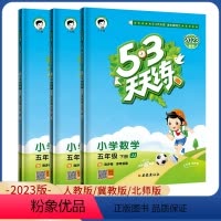 上册 语文人教+数学英语冀教 3本套装 小学五年级 [正版]2024版53天天练五年级上册下册数学英语冀教版语文人教版同