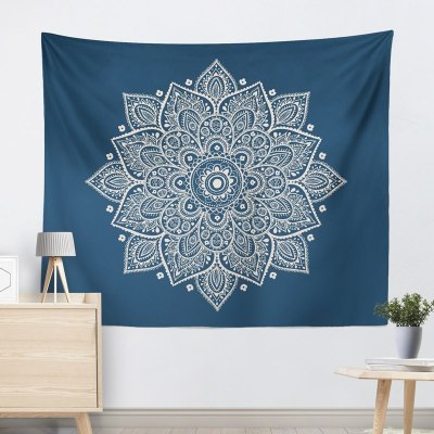 美帮汇印度曼陀罗挂毯墙壁装饰挂布民宿客栈背景布壁面遮挡挂画挂帘多款 图二送星星灯+无痕钉 150高*200宽