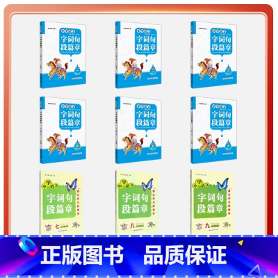 一年级上册 小学通用 [正版]可单选 字词句段篇章小学语文一二三四五六年级上下册初中语文七八九年级 1/2/3/4/5/