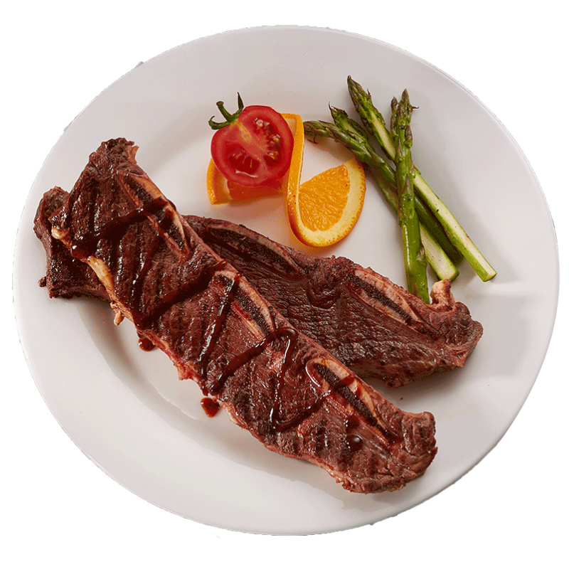 赤豪 澳洲进口生鲜腌制牛仔骨 牛小排1kg(5包) 送黑椒酱包