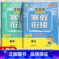 [一年级人教版2本]语文+数学寒假衔接 小学通用 [正版]2024新实验班寒假衔接一年级二年级四五六三年级上册下册小学语