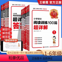 [小升初]语文阅读+古诗文超详解 小学升初中 [正版]小学语文阅读训练100篇超详解一二三年级四五六年级下册上册专项训练