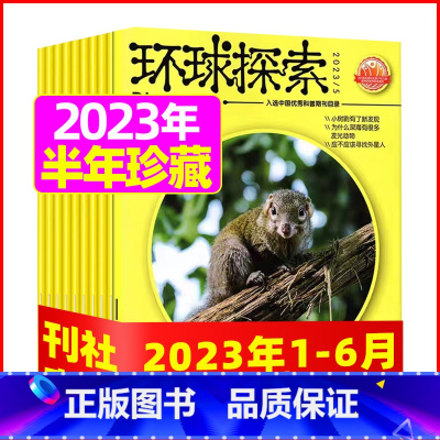 F[半年珍藏共6期]2023年1-6月 [正版]环球探索杂志2023年1-8月全年/半年订阅青少年版小学生儿童课外阅