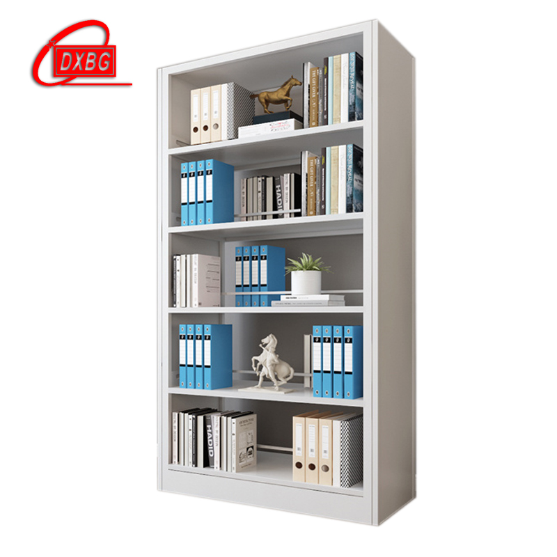 DXBG钢制书架置物架图书馆单双面书店阅览室货架档案架资料架双面一列一