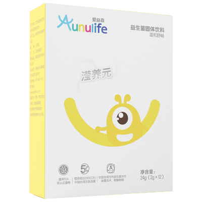 爱益森儿童益生菌小黄盒2g*12条整盒