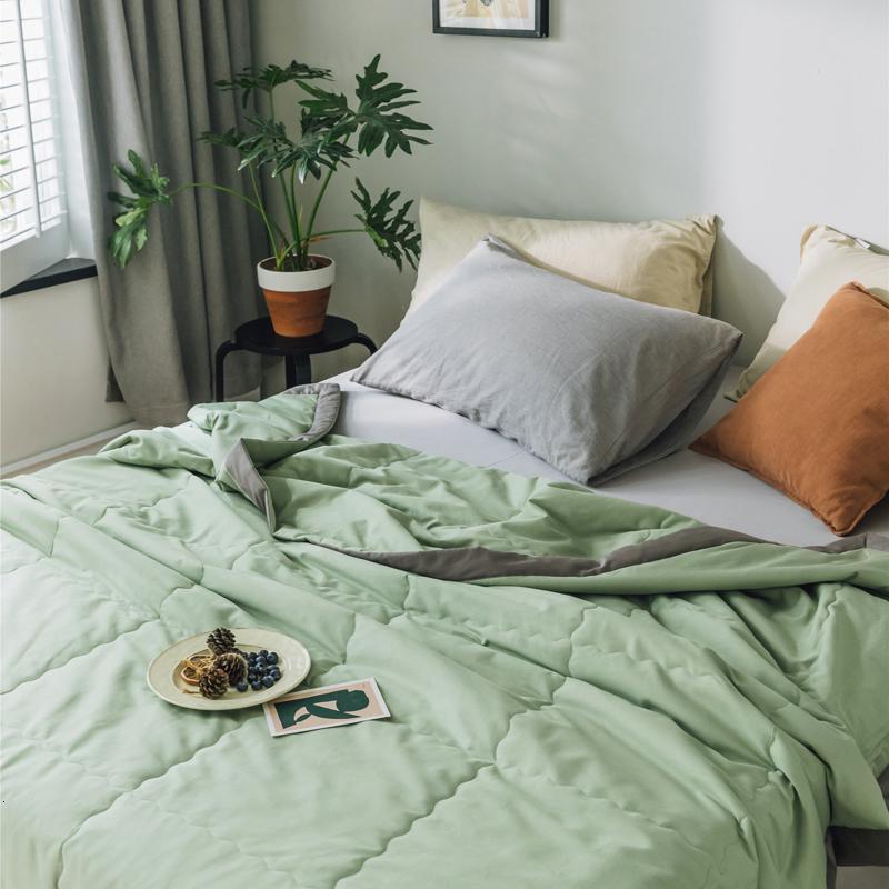 美帮汇全棉夏被单人学生宿舍空调被夏凉被全棉夏季薄款被子双人春秋被芯