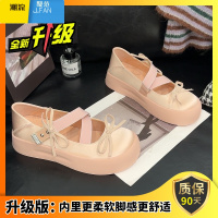 聚范法式小众厚底两穿玛丽珍女鞋2024夏季新款日系甜酷jk浅口芭蕾单鞋