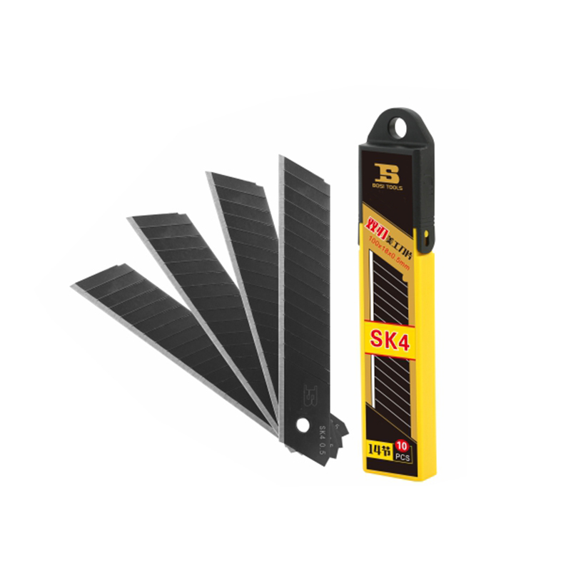 波斯(BOSI) 18MM黑色美工刀刀片 BS310026 100×18×0.5mm14节 盒