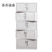 洛苏通盛钢制文件柜资料柜档案柜财务凭证柜带锁储物柜铁皮柜书柜分五节文件柜常规款