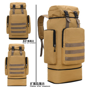 铁迅可扩容登山包H65 个