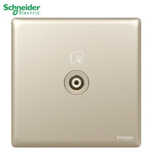 施耐德电气开关插座 珍铂系列晨曦金色 五孔插座 二三插86型墙壁 电源插座10A 家用86型 USB插座 电视电脑插座