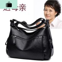 中老年人女包2019新款大容量单肩斜挎包包女士背包中年妈妈软皮包NEW LAKE女士手提包