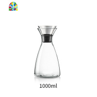 璃凉水壶北欧风格 可高温花茶壶冷水壶果汁壶家用可放冰箱 FENGHOU C直升壶小号1100ml