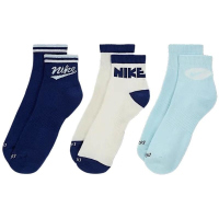 NIKE耐克袜子运动休闲舒适透气男女短袜三双装HJ9340-902 C