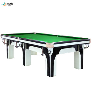 韦步Q8台球桌 比赛型台球案子 标准成人中式黑八16彩台球桌
