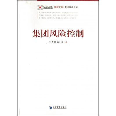 正版新书]集团风险控制/集团管理系列/仁达方略管理文库王吉鹏//