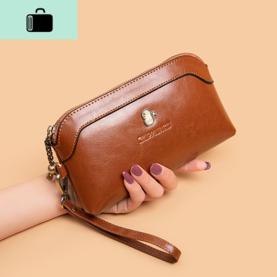 欧美时尚大容量手拿包女士钱包女长款零钱包女手机包牛皮小包手包NEW LAKE