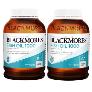 Blackmores澳佳宝深海鱼油软胶囊 原味400粒 2瓶