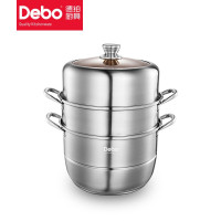 德铂 玛格丽蒸锅电磁炉燃气炉通用 DEP-575 304不锈钢32cm 单位:个