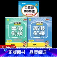 [一年级江苏版3本]语文+数学寒假衔接+口算题10000道 小学通用 [正版]2024新实验班寒假衔接一年级二年级四五六