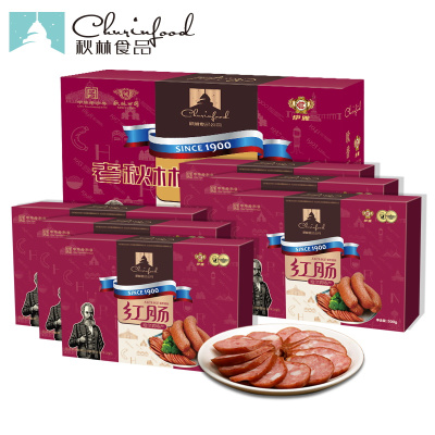 伊雅秋林食品公司红肠礼盒原味蒜香500g*6盒（红肠礼盒）