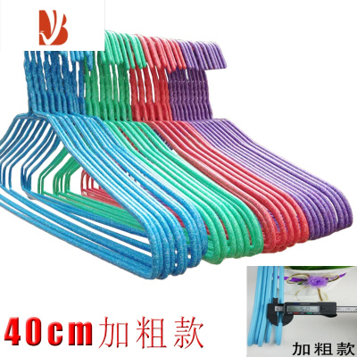三维工匠45cm特粗衣架冬天厚衣服加厚加粗实心硬衣撑子衣架子加长衣架子