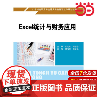 Excel统计与财务应用(21世纪高职高专会计类专业课程改革规划教材).谢伟峰 阳葵兰9787300225685中国人民