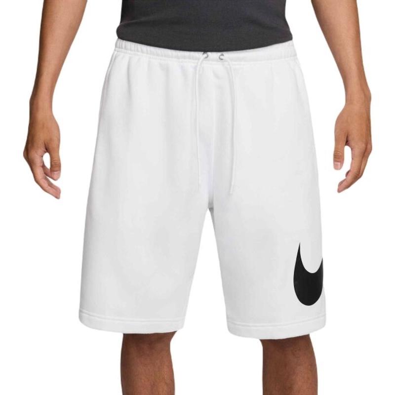 Nike男式现代潮流 fleece材质弹力抽绳侧兜短裤