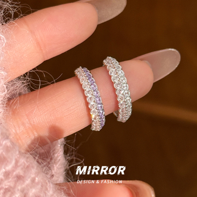 925纯银花边戒指女指环尾戒个性高级感轻奢小众简约 BCJ3354送女朋友老婆情人节七夕生日礼物