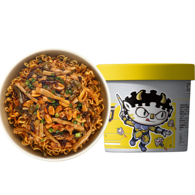 满99-50-食族人螺蛳拌面单桶正宗网红速食盒装螺蛳干拌面粉丝螺蛳拌面1桶
