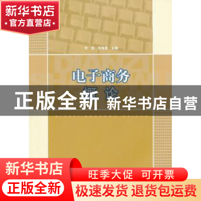 正版 电子商务概论 许忠,何有世主编 江苏大学出版社 9787
