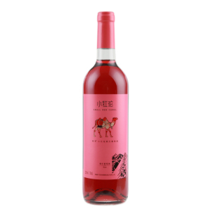 新疆红酒峰菲小红驼桃红葡萄酒天山河谷半甜美酒
