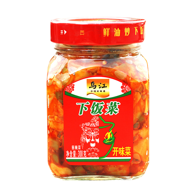 乌江 下饭菜开味菜300g 瓶装 重庆涪陵榨菜酱菜下饭小菜 佐餐咸菜开味