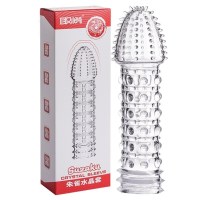 取悦朱雀水晶狼牙套增大增粗男用阴茎套加长加粗震动棒套锁精套环成人情趣性用品工具夫妻四性兽男女共用 非震动延时套环