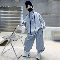 男童春装套装2026新款中大童春秋款酷帅运动服帅气时髦卫衣两件套