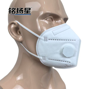 铭扬星 随弃自吸式颗粒物粉尘防护口罩 KN95-ACV11/只